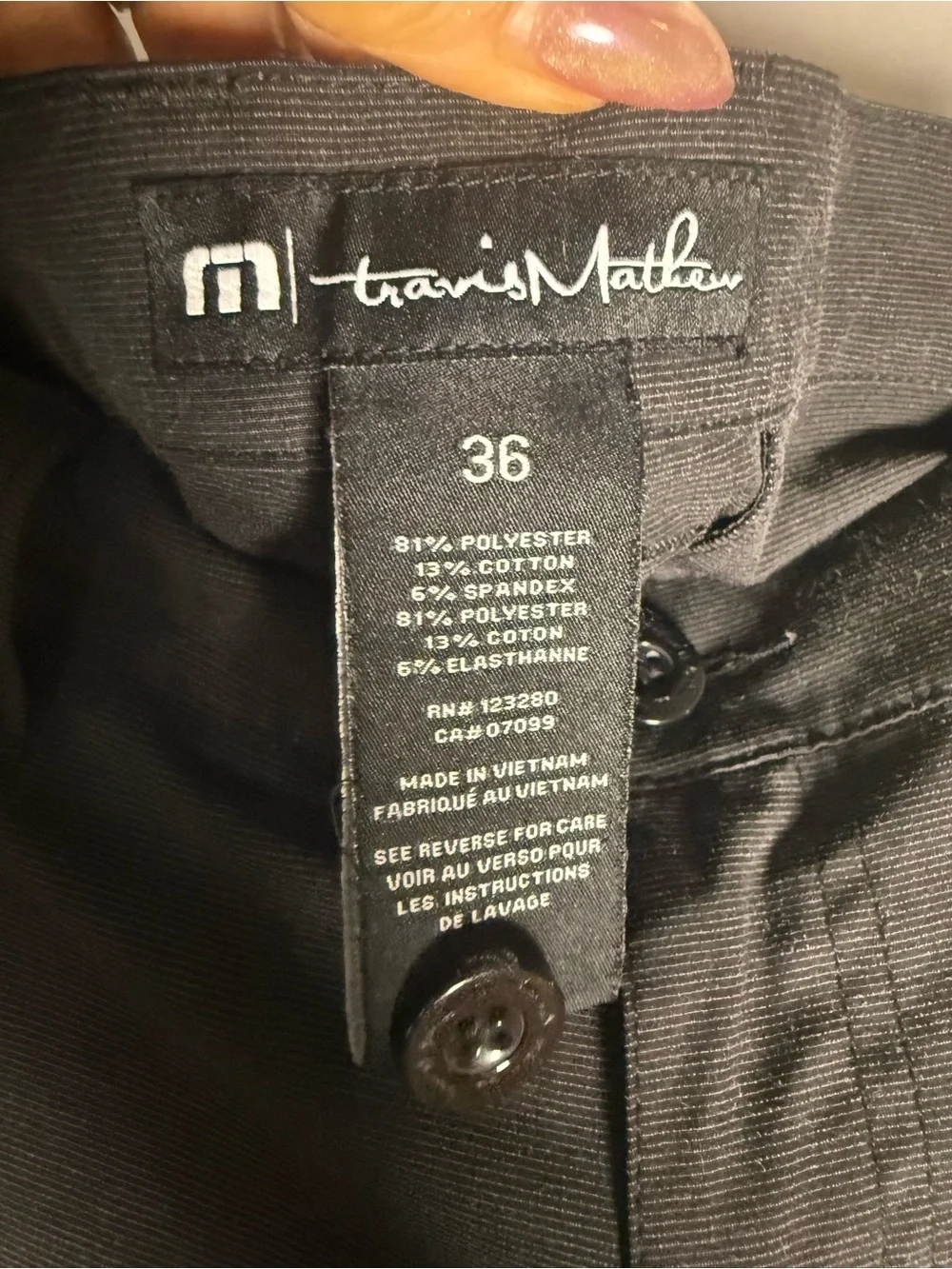 TravisMathew Men’s Charcoal Gray Golf Shorts – Size 36